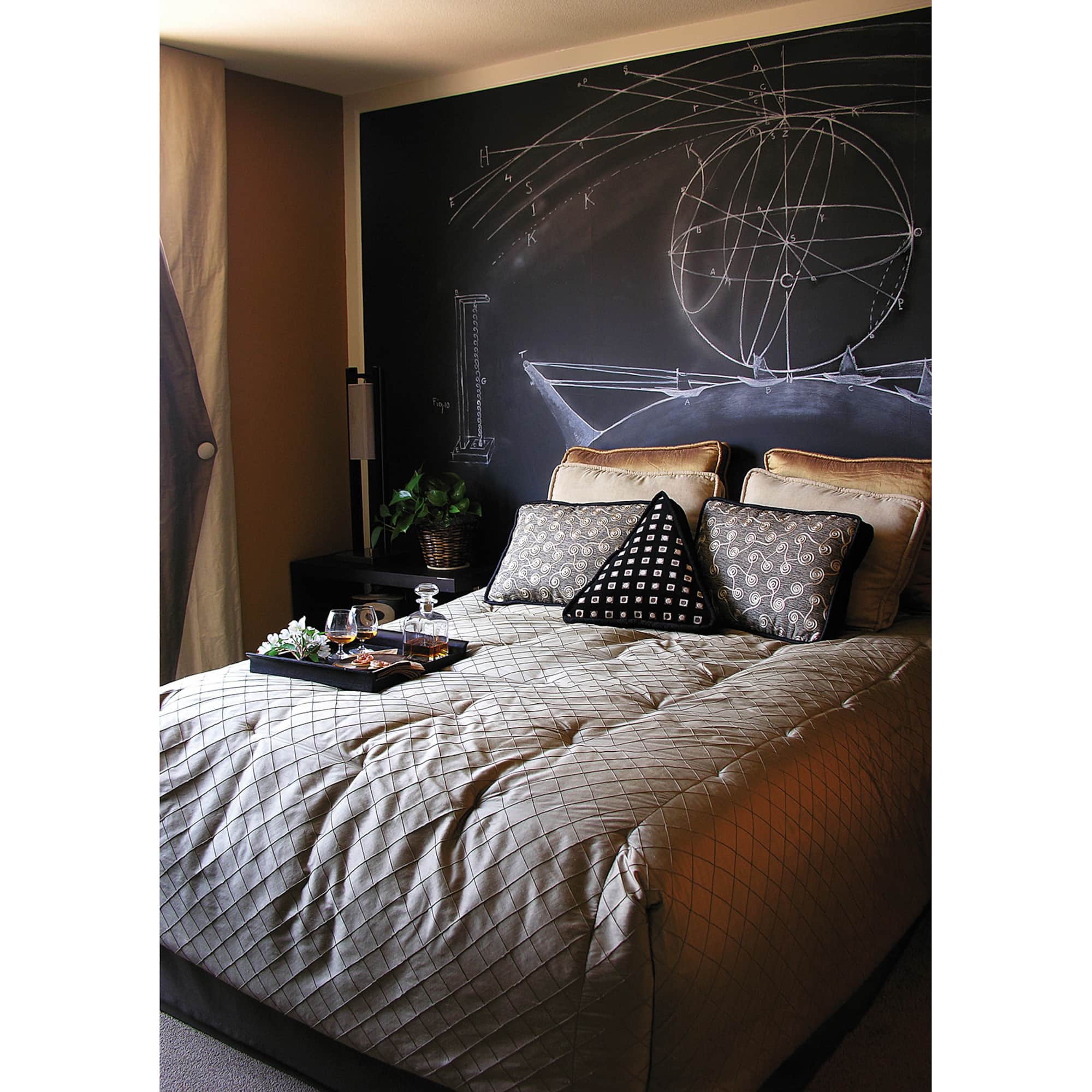 Fablon Black Chalkboard Adhesive Film, 2ct.